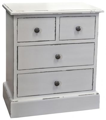 Chevet 4 tiroirs en chêne massif